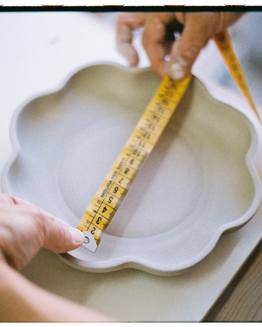 Flor Porcelain Plate Yellow