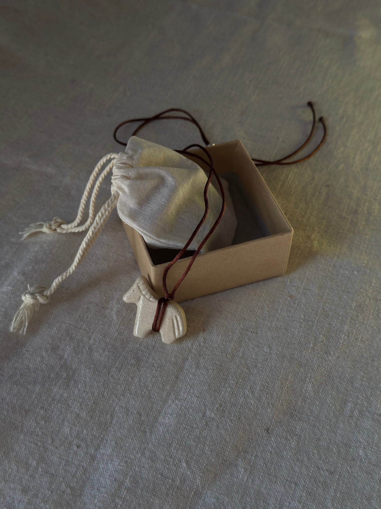 Ceramic Horse Pendant