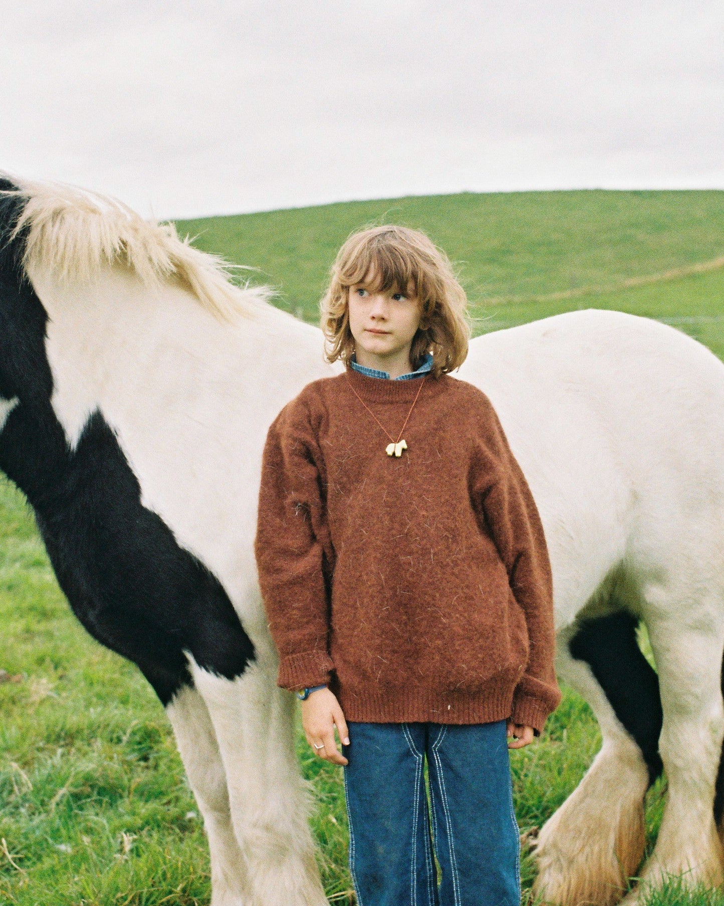 Ceramic Horse Pendant