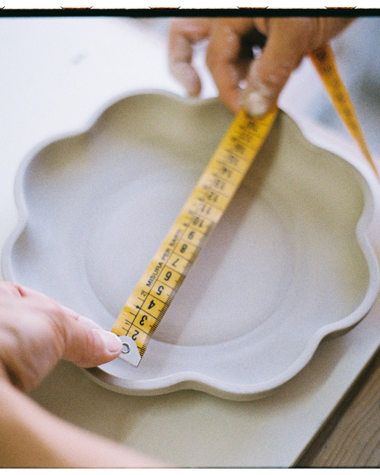 Flor Porcelain Plate Yellow