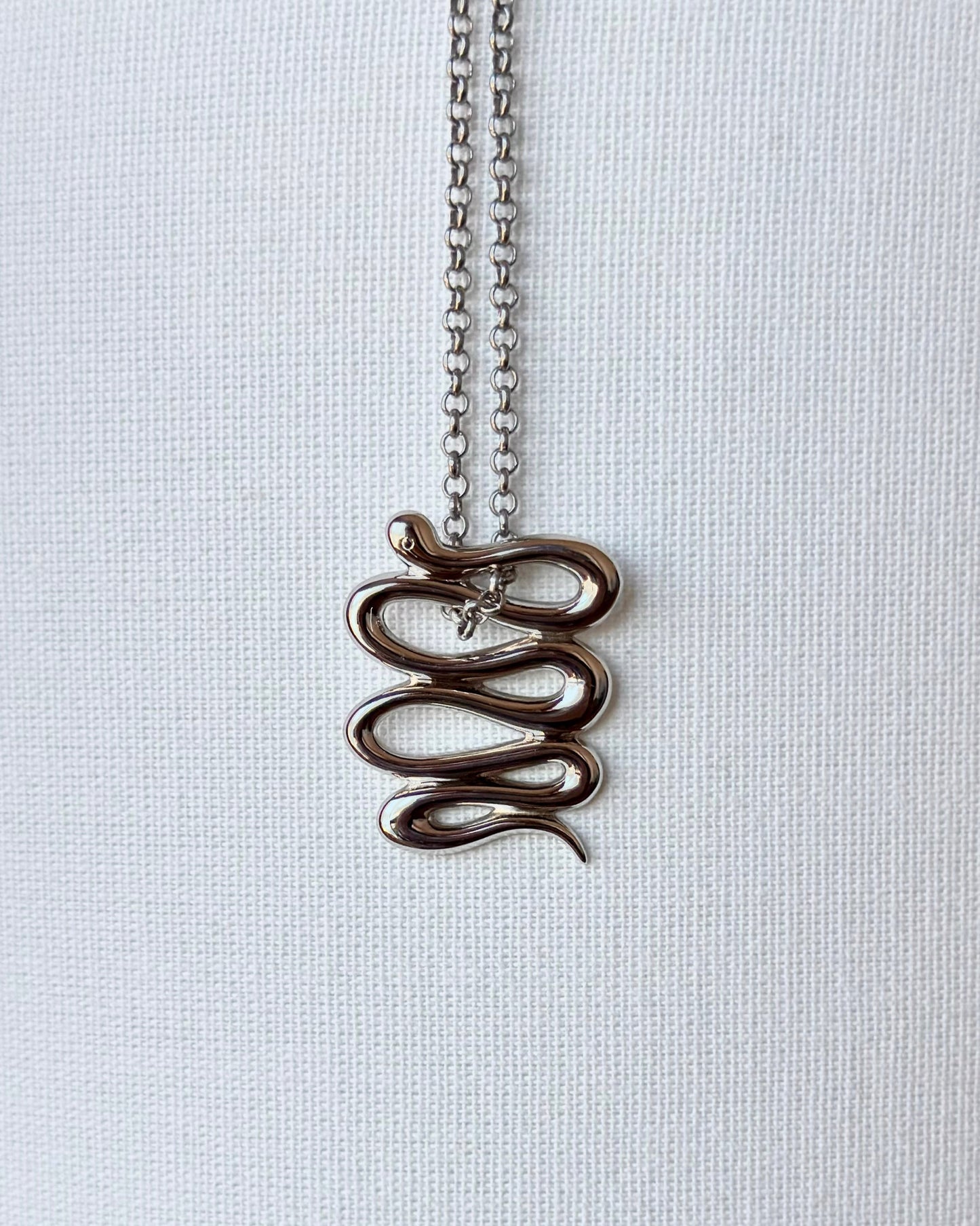 Silver Snake Talisman