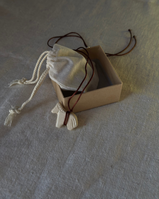 Ceramic Horse Pendant