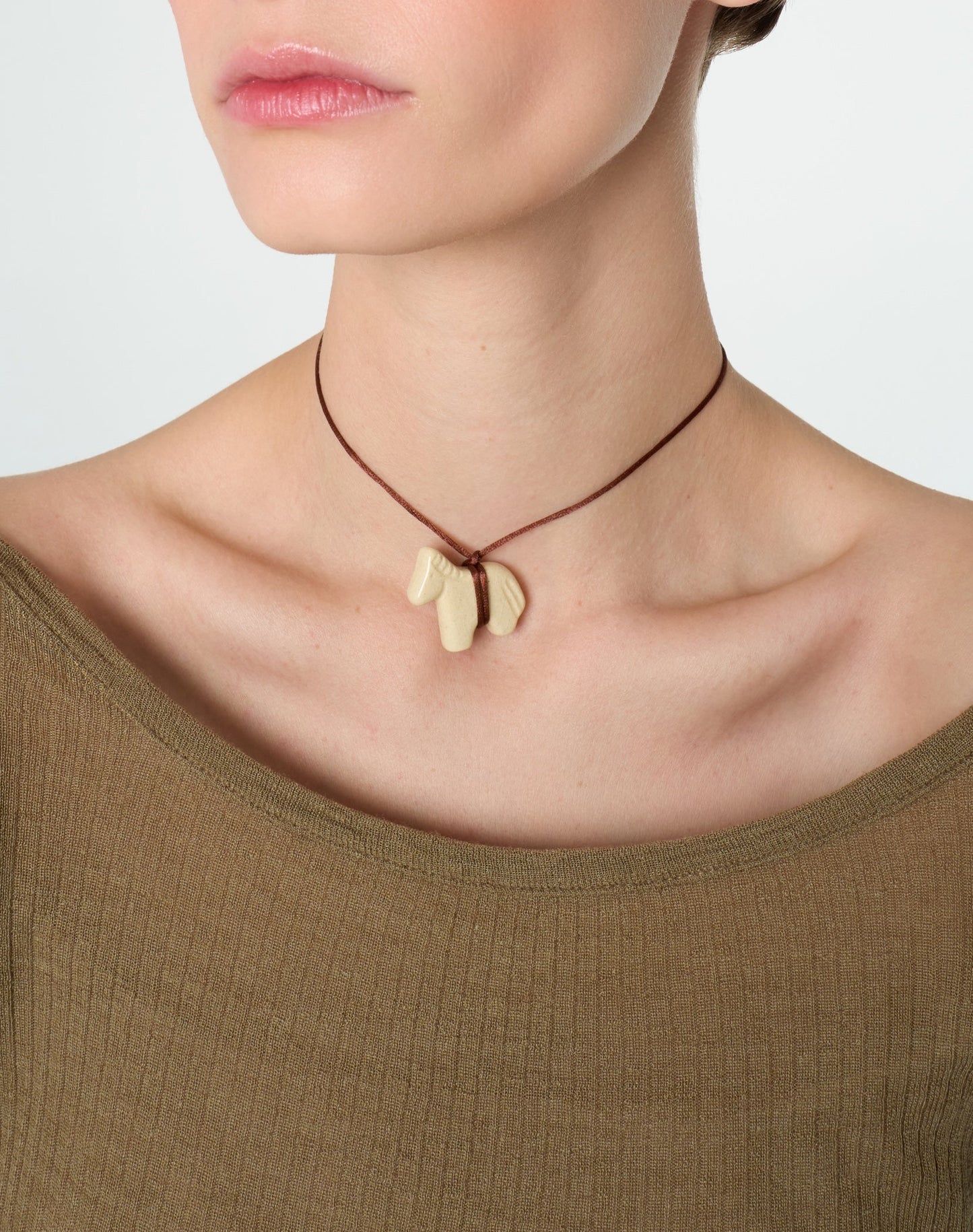 Ceramic Horse Pendant